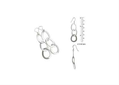 Rhodium Plated | Chandelier Earrings